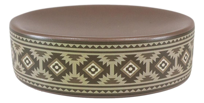 Ebros Western Running Horses With Southwest Navajo Vectors Bathroom Bar Soap Dish Tray