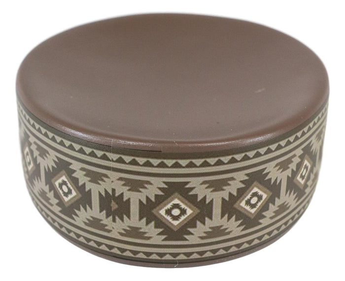 Ebros Western Running Horses With Southwest Navajo Vectors Bathroom Bar Soap Dish Tray