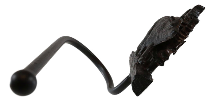 Ebros Whimsical Black Bear Toilet Paper Holder Bathroom Wall Decoration 8.25"H