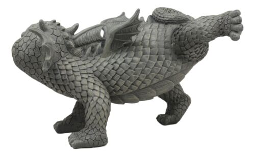 Ebros Whimsical Peeing Garden Dragon Statue 12"Long Baby Dragon Cocking Leg Figurine