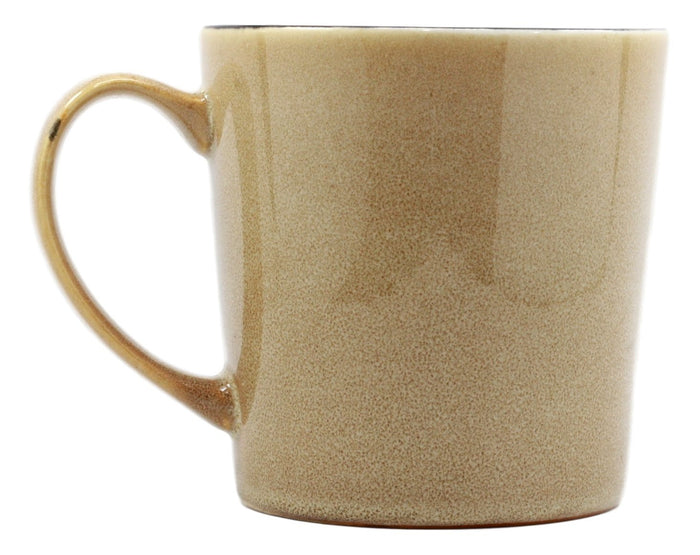 Ebros Wildlife Prowling Alpha Wolf Coffee Mug 16oz Ceramic Cup Glazed Stoneware
