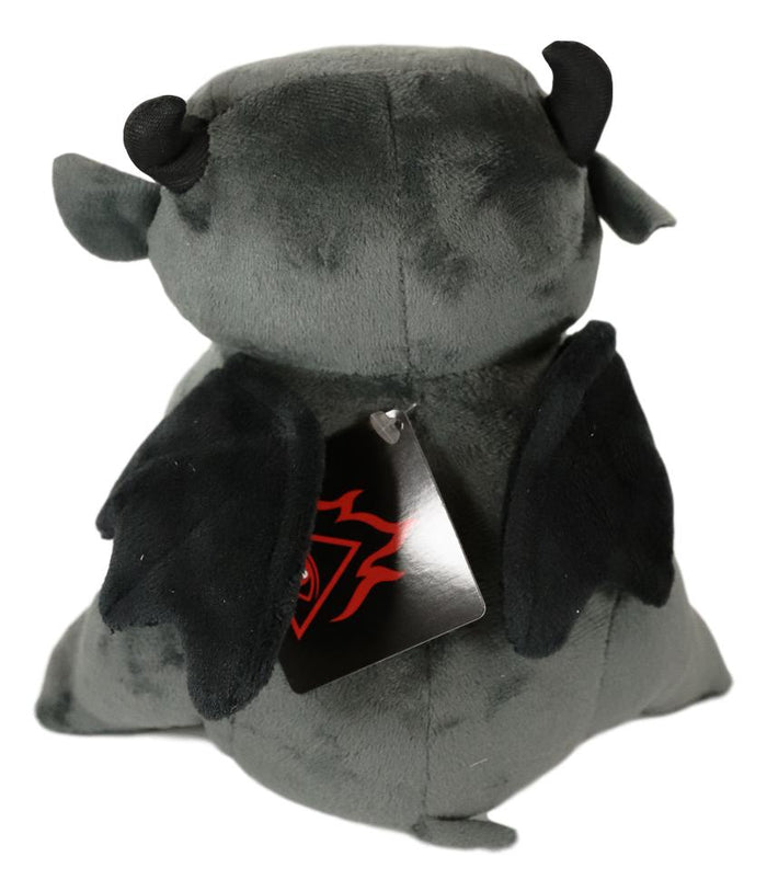 Ebros Winged Demonic Bulldog Gargoyle Chimera Eye Of Horus Luxe Soft Plush Toy Doll