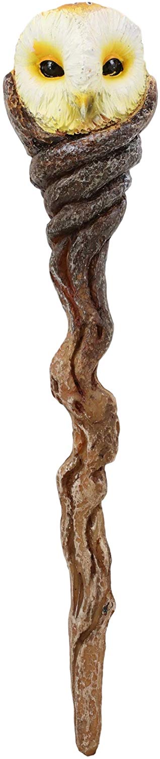 Ebros Witch & Wizard Fantasy Cosplay 4 Magic Wands With 1 Stand Holder Decor