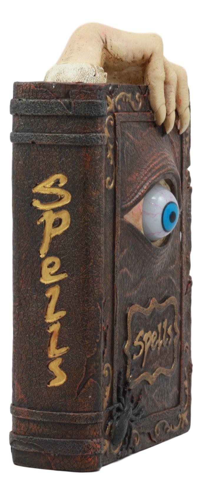 Ebros Witchcraft Sorcery Lifelike Evil Eye Book Of Spells Money Bank Figurine Decor Statue 8.5" Tall