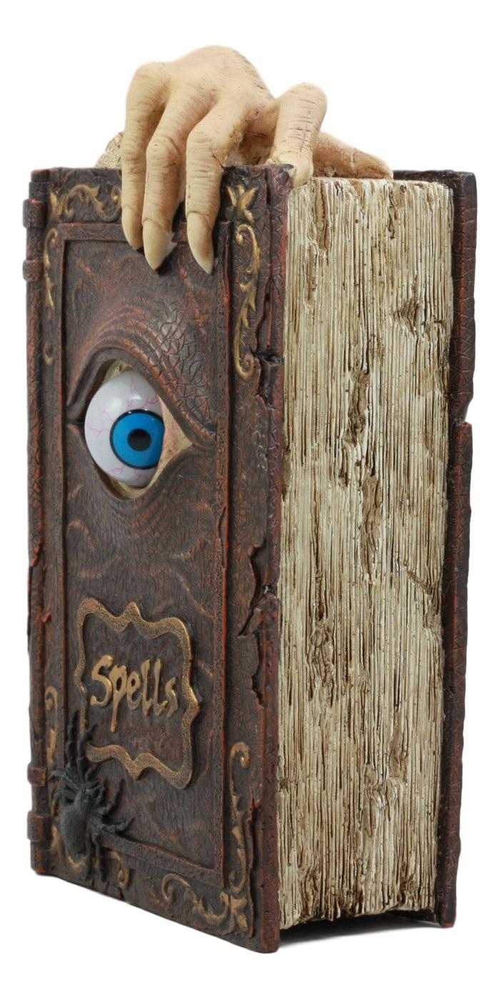 Ebros Witchcraft Sorcery Lifelike Evil Eye Book Of Spells Money Bank Figurine Decor Statue 8.5" Tall
