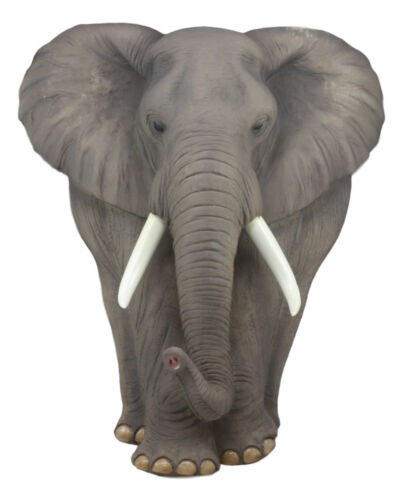 Ebros Woolly Safari Marching Bush Elephant Wall Decor 18" Tall 3D Sculpture Plaque Figurine Symbol of Nobility and Strength Feng Shui Symbol Excellent Home Decor Gift for Wildlife Nature Lovers Ebros Woolly Safari Marching Bush Elephant Wall Decor 18" Tall 3D Sculpture Plaque Figurine Symbol of Nobility and Strength Feng Shui Symbol Excellent Home Decor Gift for Wildlife Nature Lovers