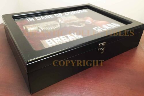 Ebros Zombie Survival Steampunk Case W/ Cartridge In Wooden Gun Case