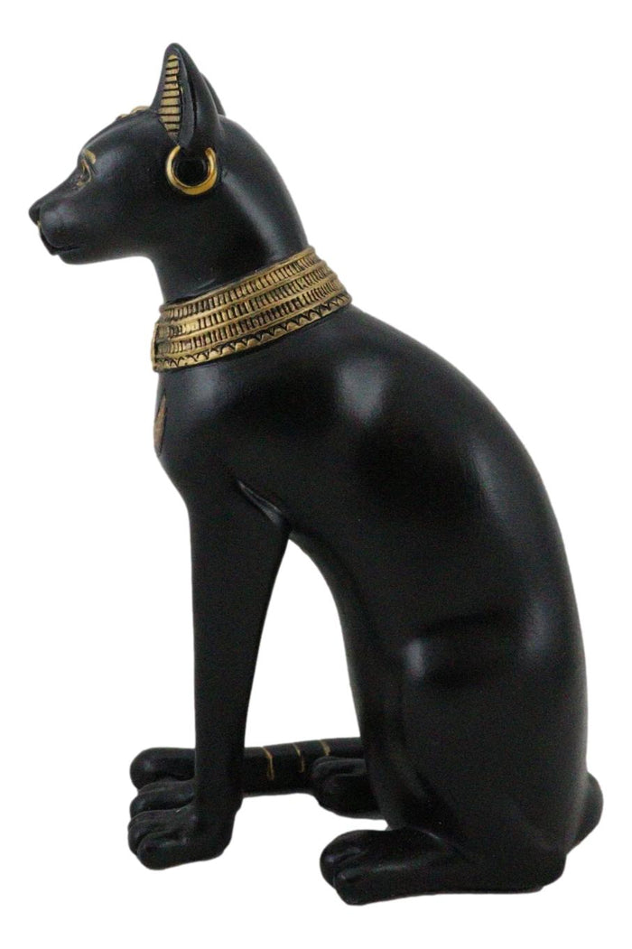 Egyptian Ancient God Deity Small Bastet Figurine Ubasti Bast Cat Motherhood Home
