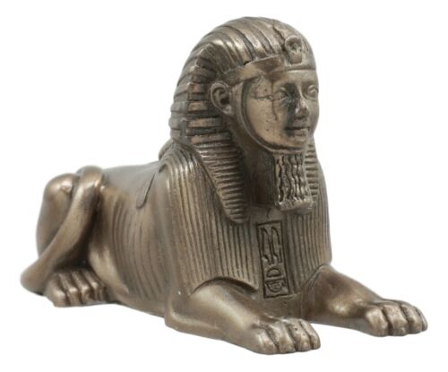 Egyptian Androsphinx Statue Pyramid Guardian Figurine Gods Of Egypt Wonder Decor