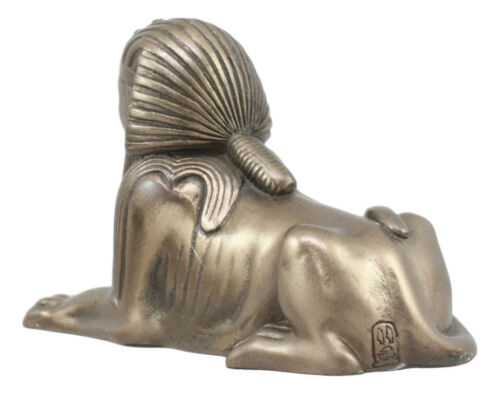 Egyptian Androsphinx Statue Pyramid Guardian Figurine Gods Of Egypt Wonder Decor