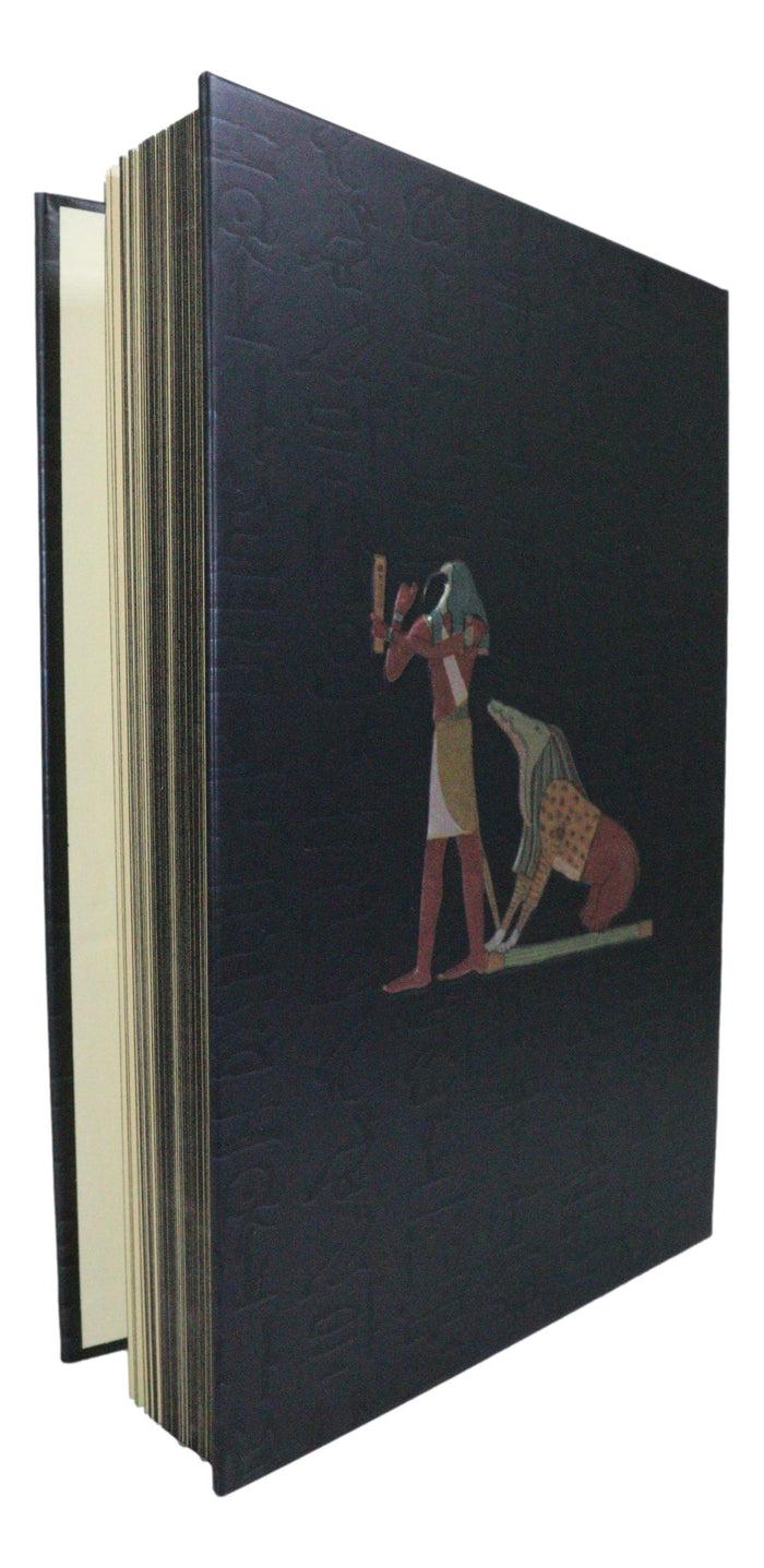 Egyptian Book Of The Dead Anubis With Scales Embossed Blank Page Journal Book
