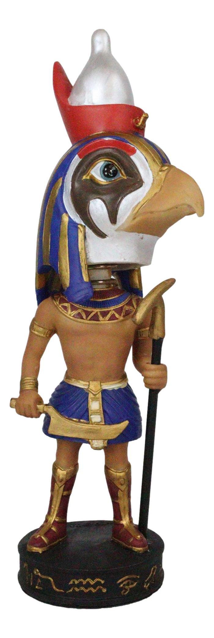 Egyptian Dynasty Pharaoh & Sky Deity Horus Falcon Bobblehead Figurine Egypt Toy