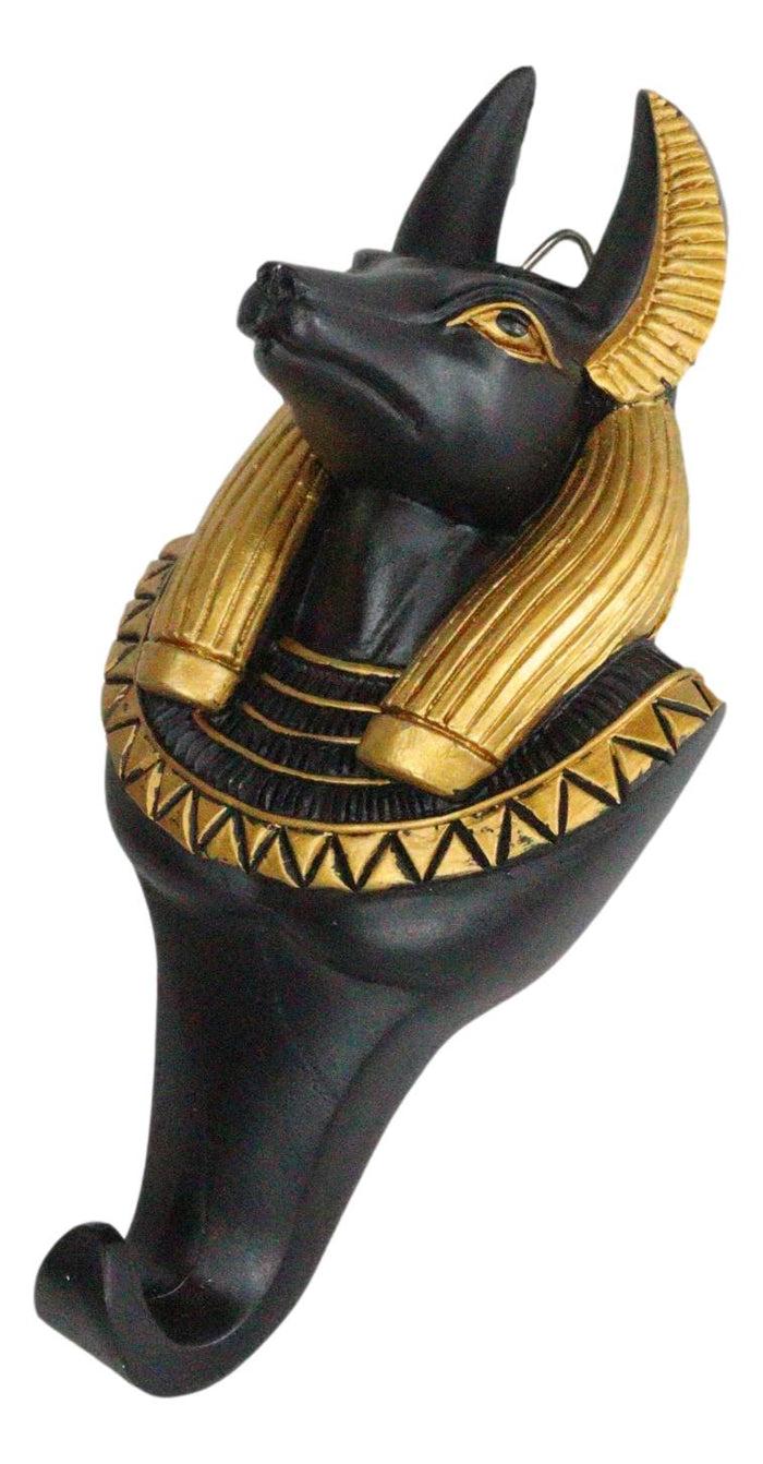 Egyptian God Of Afterlife Dead Anubis Wall Hook Decor Accent For Coats Leashes