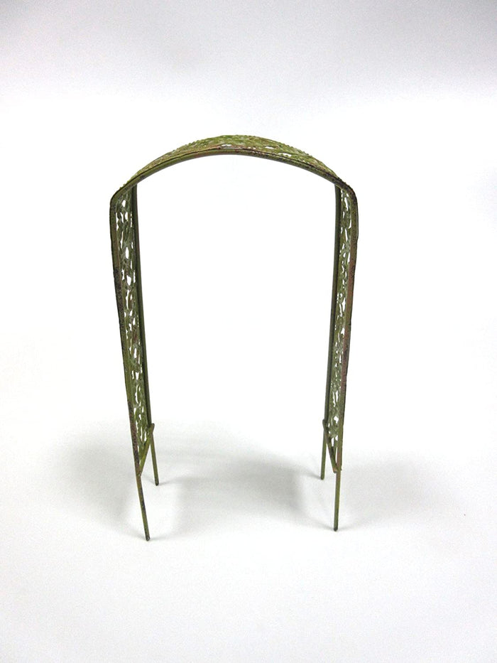 Enchanted Garden Decorative Metal Arbor Mini Fairy Garden Accessory 8" Height