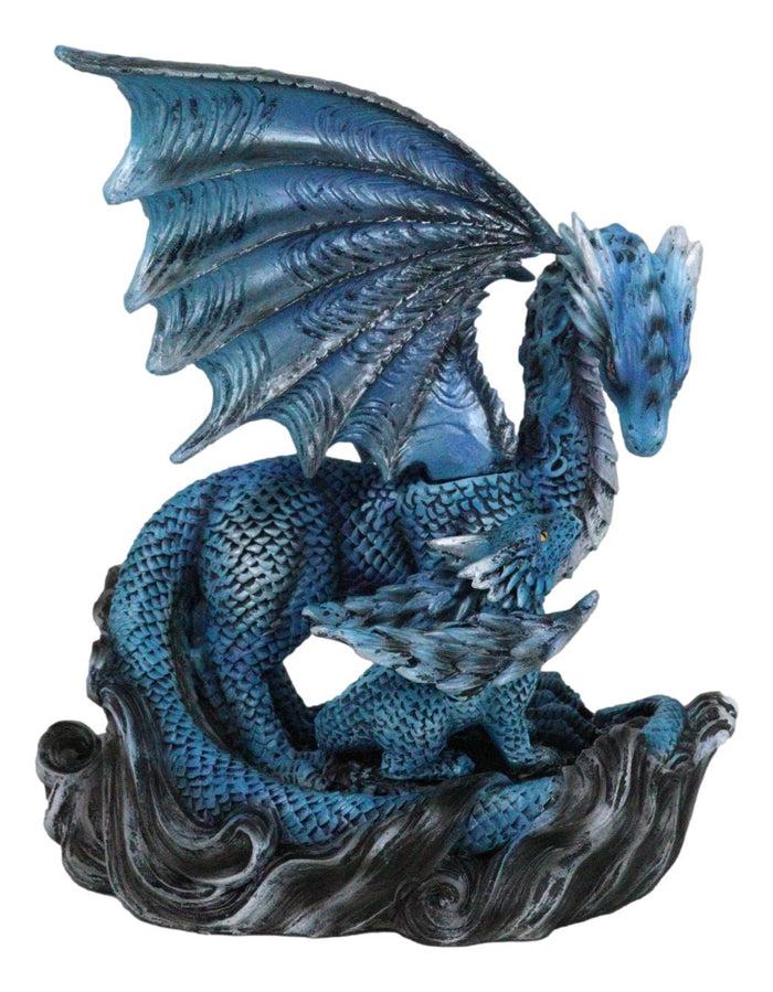 Eternal Guidance Mother Air Elemental Dragon with Baby Hatchling Figurine Eternal Guidance Mother Air Elemental Dragon with Baby Hatchling Figurine