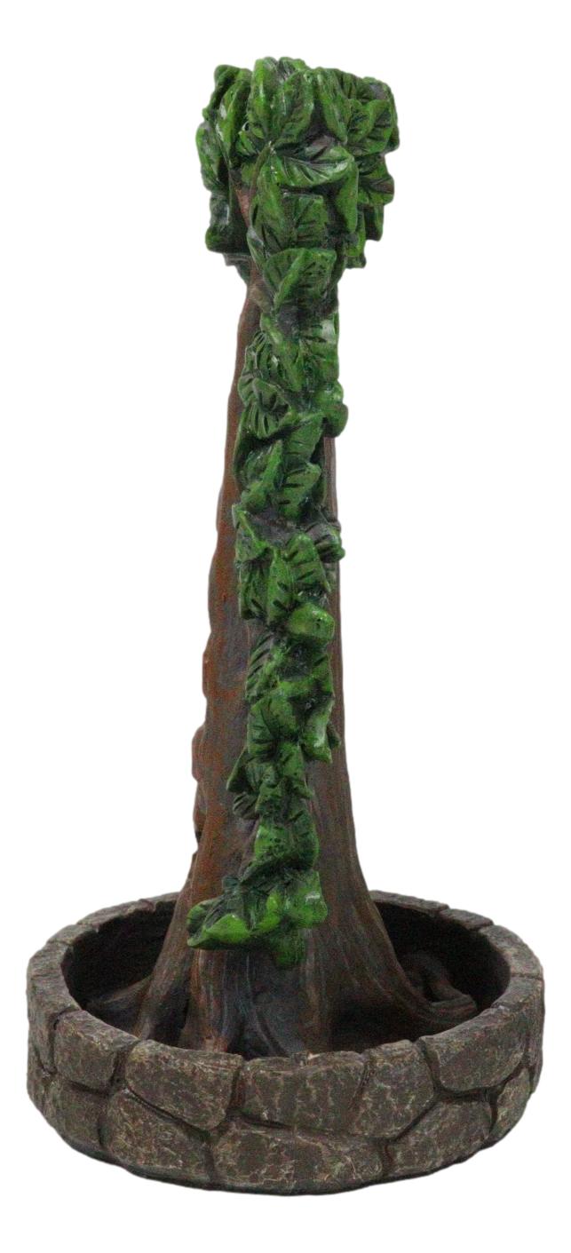 Ethereal Forest Crann Bethadh Celtic Tree Of Life Backflow Incense Burner Decor