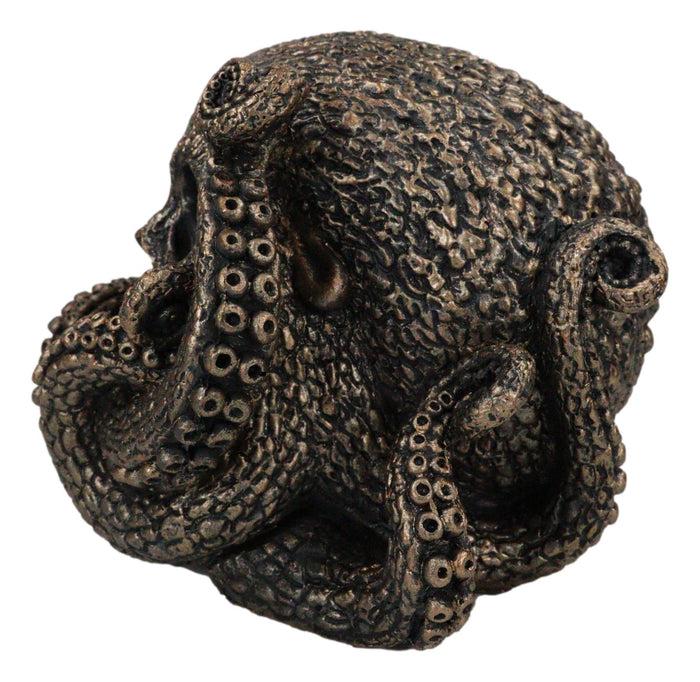 Fantasy Cthulhu Monster Octopus Skull With Tentacles Sucker Arms Figurine 7"L