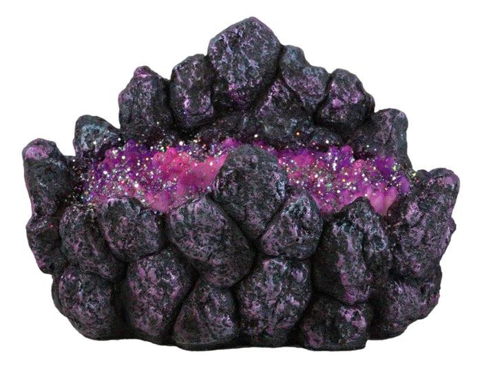 Faux Geode Crystals Rock Magic Wands Holder Stand Prop Accessory Decor