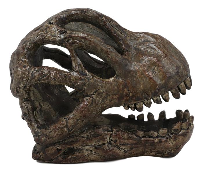 Faux Taxidermy Replica Brachiosaurus Dinosaur Head Fossil Small Skull Figurine