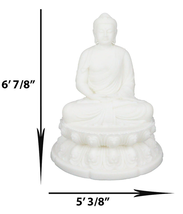 Feng Shui Enlightenment Buddha Shakyamuni Sitting In Samadhi Mudra Pose Figurine