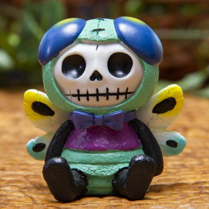 Furry Bones Rainbow Dragonfly Queen Skeleton Furrybones Macabre Figurine 2.5"H
