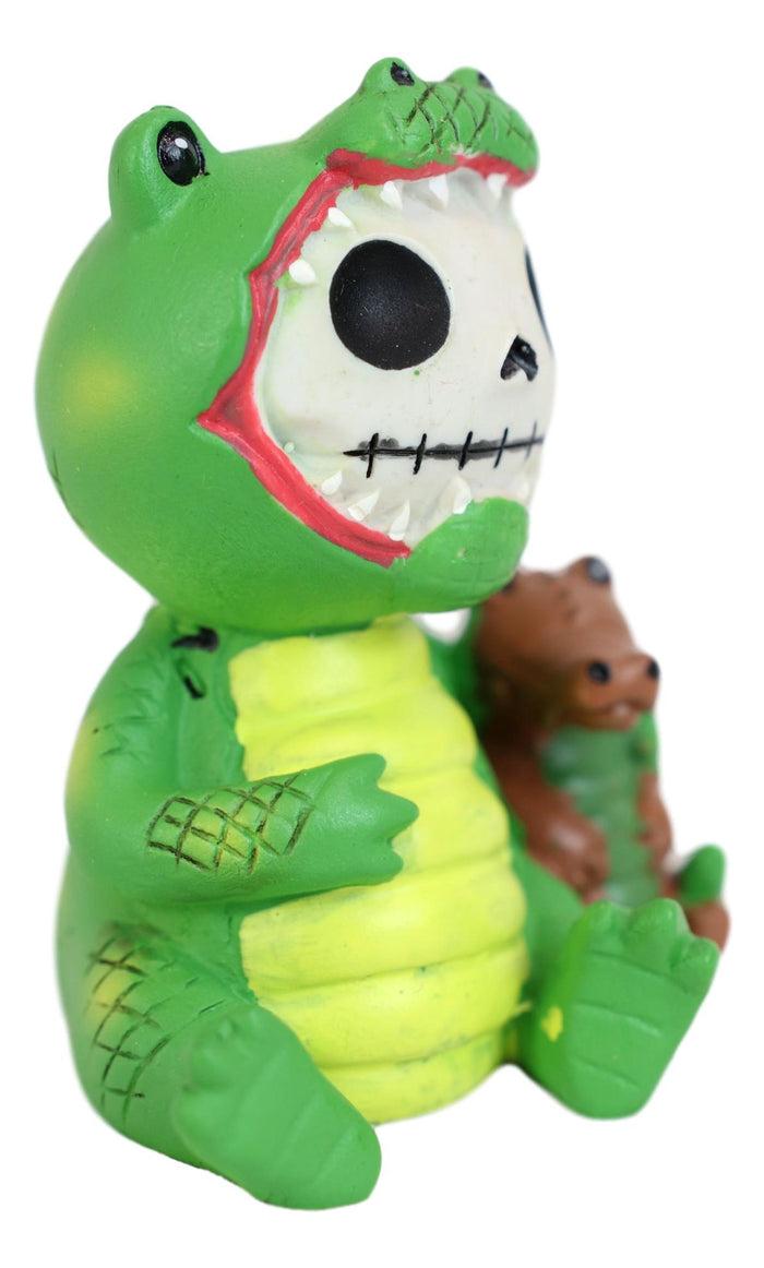 Furrybones Chomper Crocodile Alligator Skeleton Monster Figurine Furry Bones