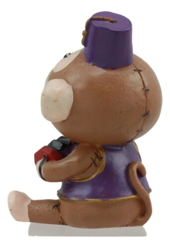 Furrybones Circus Monkey Playing An Accordion Voodoo Skeleton Statue Furry Bones