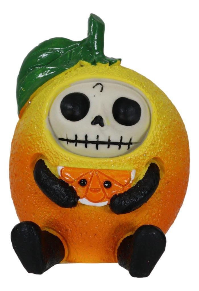 Furrybones Mikan Citrus Fruity Zesty Orange Peel Skeleton Furry Bones Figurine