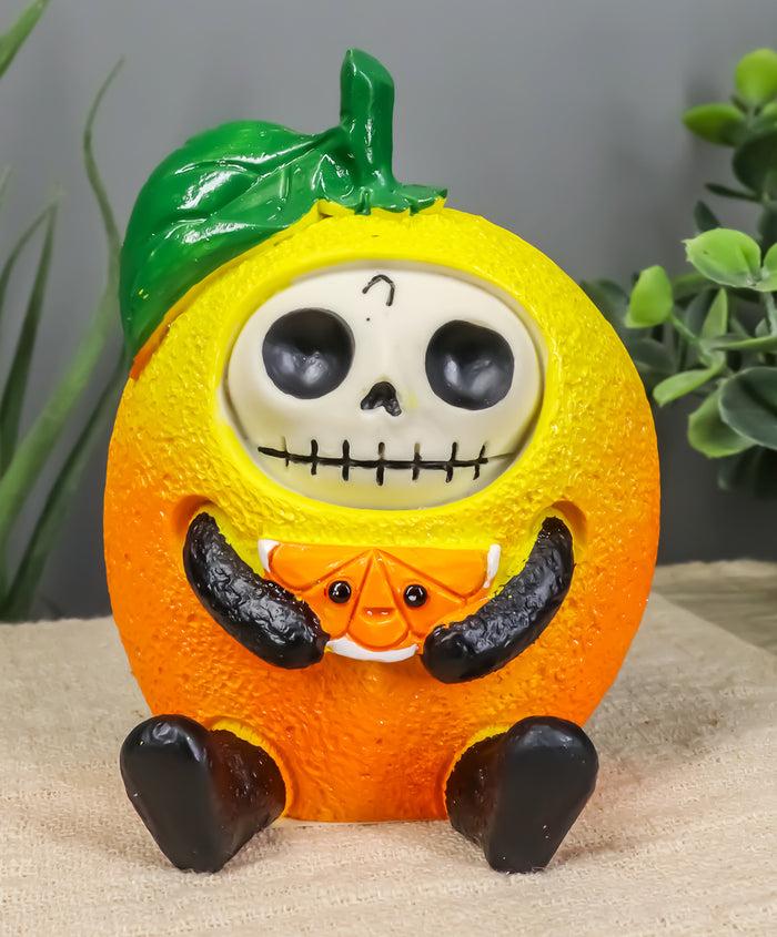 Furrybones Mikan Citrus Fruity Zesty Orange Peel Skeleton Furry Bones Figurine
