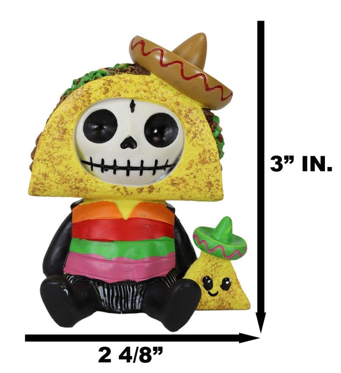 Furrybones Pancho The Taco King With Sombrero And Nachos Furry Bone Figurine