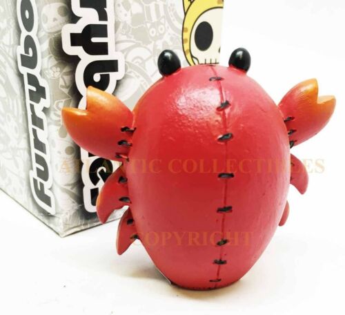 Furrybones Red Fire Lobster Scuttle Sea Horse Skeleton Furry Bones Figurine