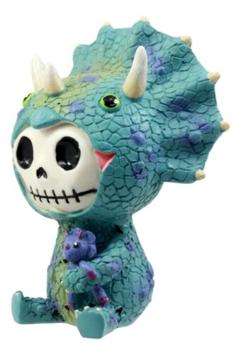 Furrybones Spike Triceratops Dinosaur Costume Skeleton Monster Sit Up Ornament