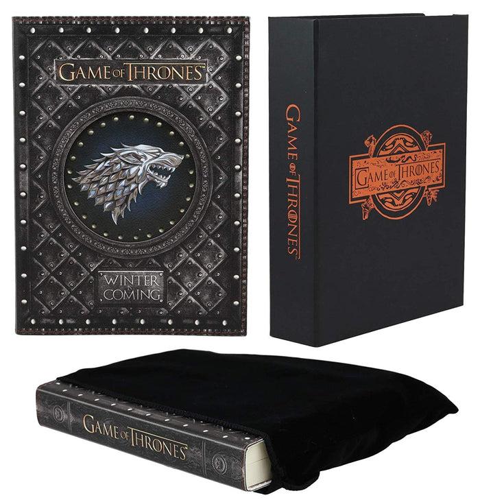 Game of Thrones Direwolf House of Stark Winter is Coming Embossed Journal 5"x7"
