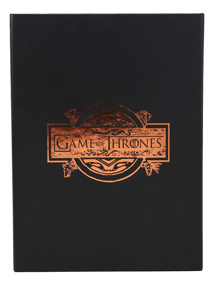 Game Of Thrones Targaryen Dragon Sigil Fire And Blood Embossed Journal 5"x7"