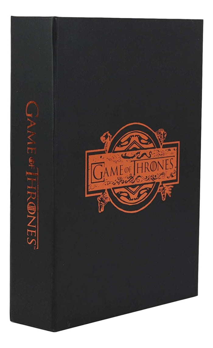 Game Of Thrones The Iron Throne And Stag Lion Wolf Dragon Embossed Journal 5"x7"