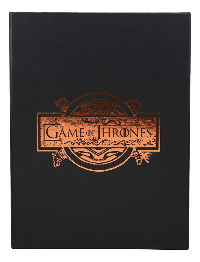 Game Of Thrones Winter Is Coming Stark Direwolf Large Embossed Journal 7"x10"