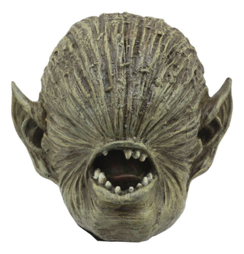 Ghastly Faceless Alien Zombie Skull Figurine 6.25"Long Horrific Blind Predator