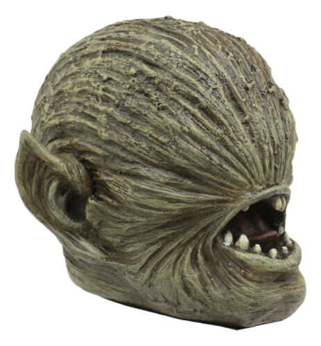 Ghastly Faceless Alien Zombie Skull Figurine 6.25"Long Horrific Blind Predator