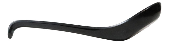 Glossy Black Melamine Ladle Style Soup Spoons With Hook Ends 1oz Set Of 6 Spoon