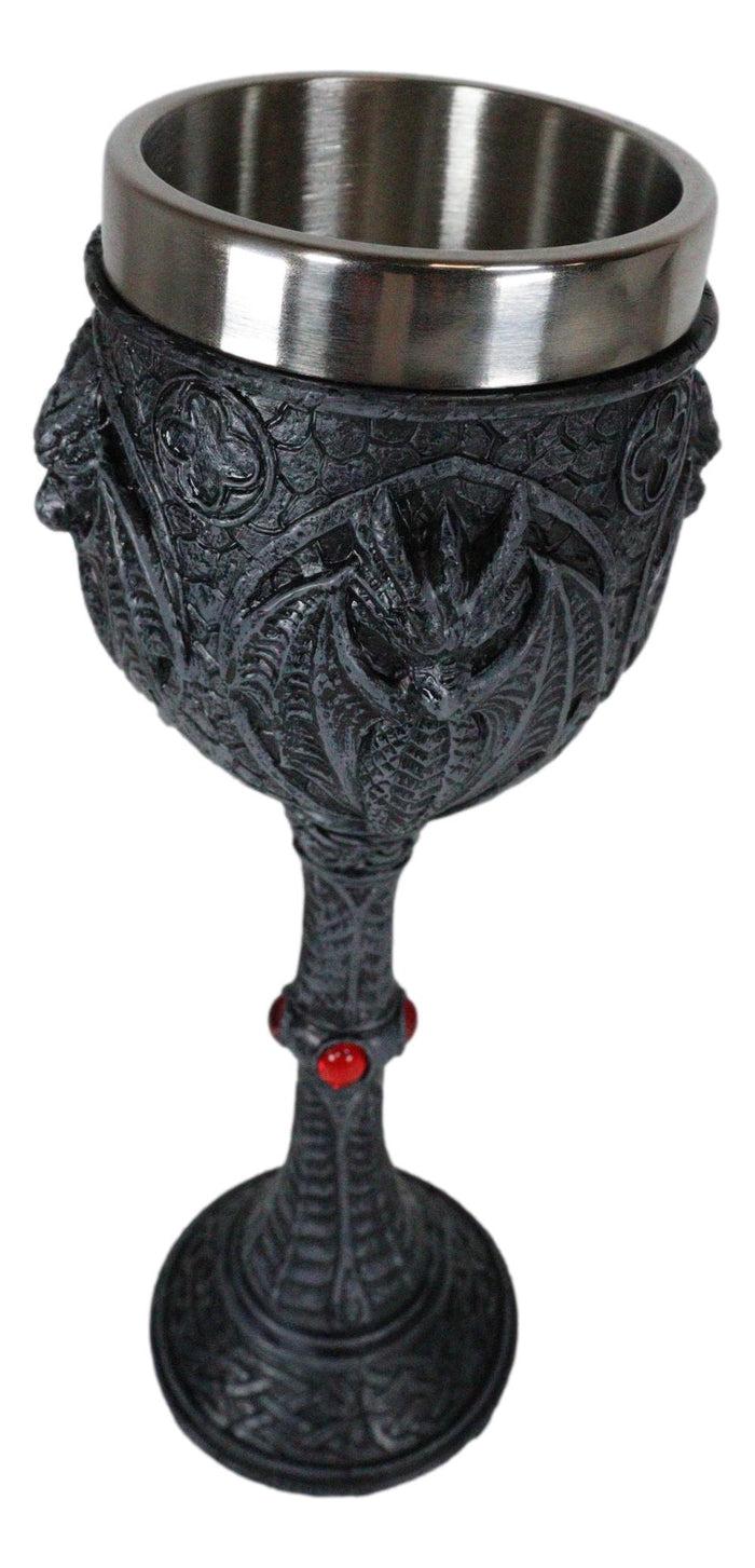 Gothic Lair Of The Dragons Archaic Bone Dungeon Tombs Dragon Wine Goblet Cup