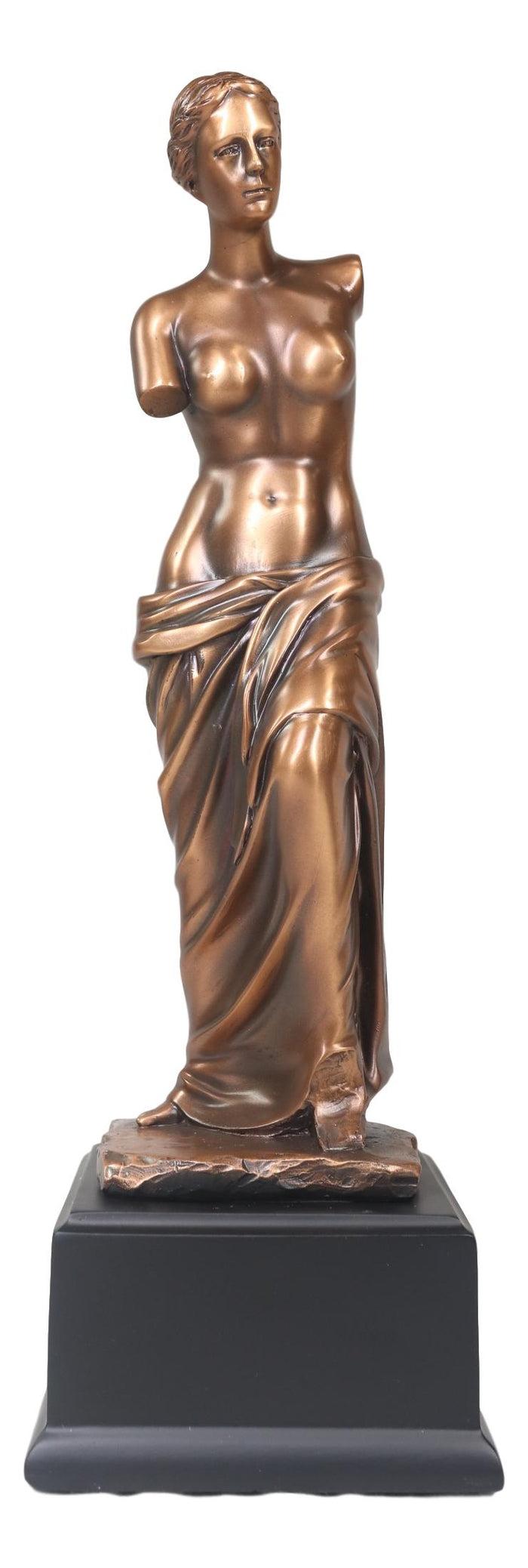 Greek Goddess Venus De Milo Statue With Base Aphrodite Of Milos Louvre Museum