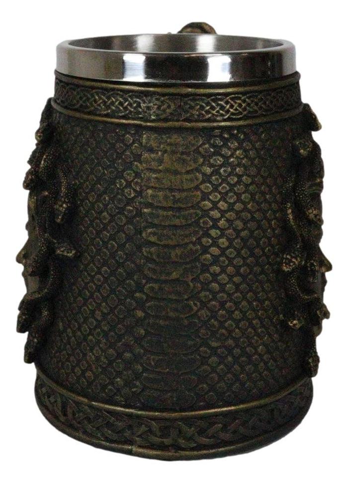 Greek Gorgon Sisters Goddess Medusa With Wild Snakes Hair And Scales Coffee Mug