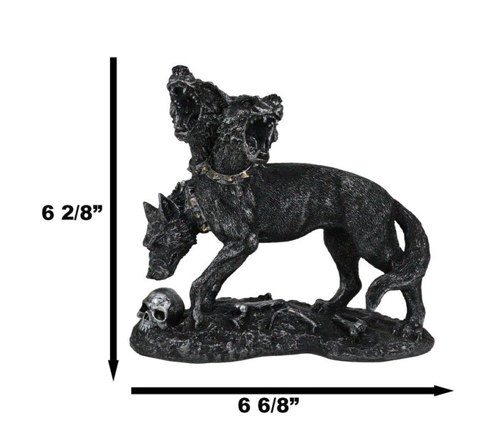 Greek Mythology Guardian 3 Headed Hydra Hound Dogs Of Hades Cerberus Figurine