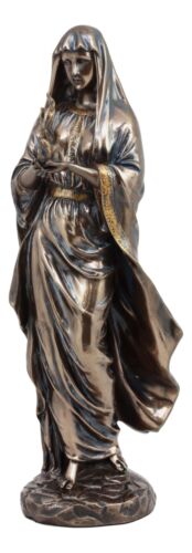 Greek Olympian Veiled Goddess Hestia Igniting Fire Statue Deity Of Family Hearth