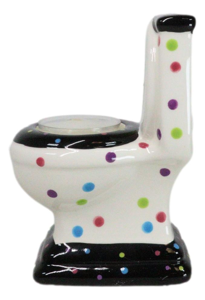 Happy Birthday Make A Wish And Let's Potty Ceramic Tea Light Candle Holder