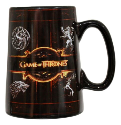 HBO Game Of Thrones House Of Targaryen Stark Baratheon And Lannister Sigil Mug