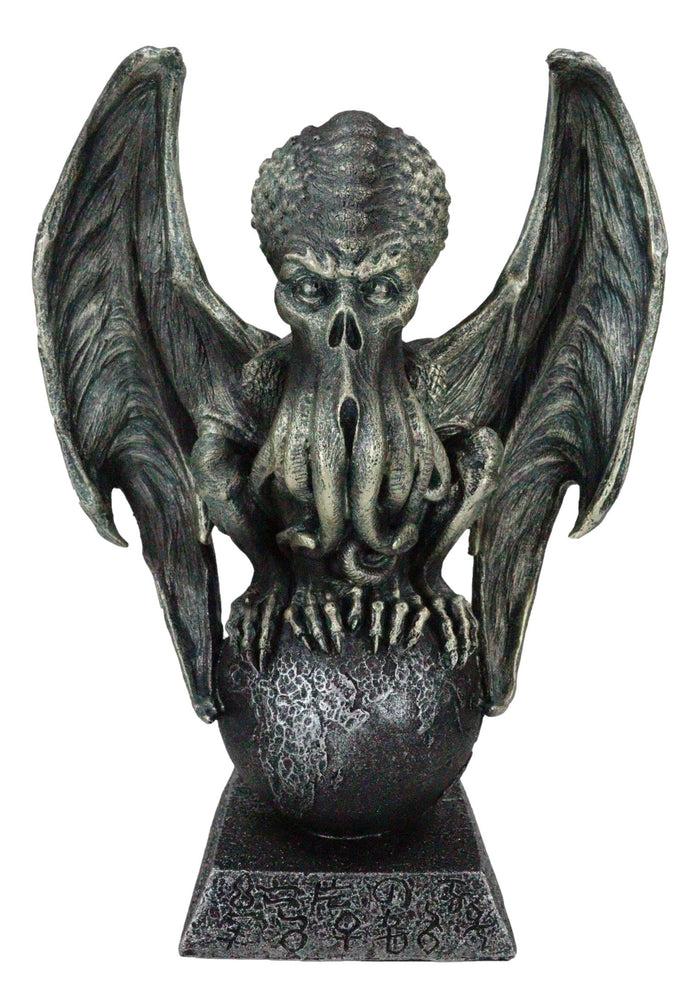 High Priest Great Old Ones Call Of Cthulhu Sitting On Earth Globe Orb Figurine