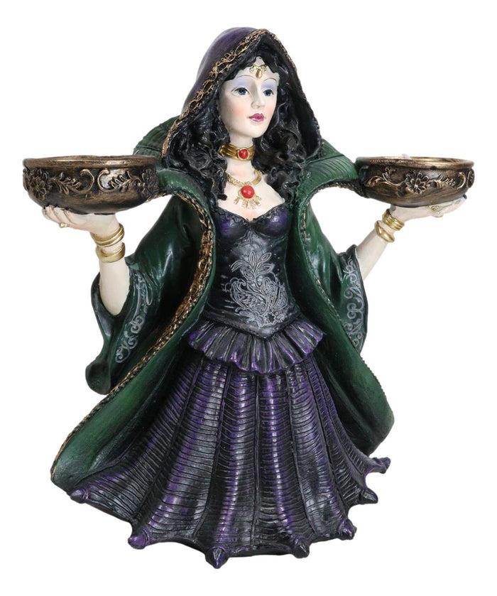 Hocus Pocus Grand High Witch Sorceress Double Votive Candle Holder Figurine