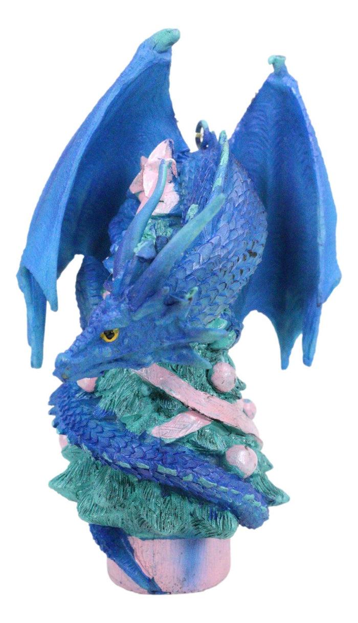 Holiday Festive Spirit Green Guardian Dragon Of Christmas Tree Hanging Ornament