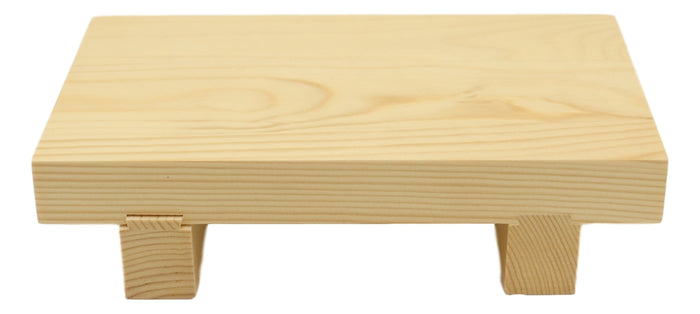 Japanese Korean Cuisine Sushi Kimbap Geta Bamboo Wood Serving Plate Tray 9.5"L